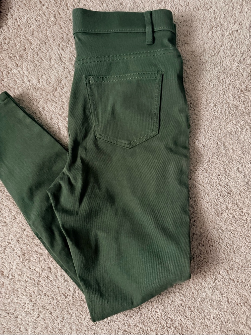 Time and Tru Olive Green Skinny Jeans - Picture 2 of 3